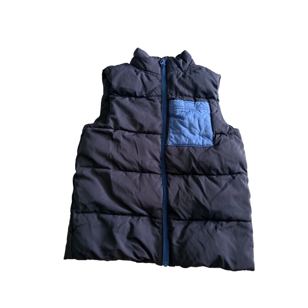 Cat & Jack Boys Puffer Vest - Blue, Size Large, Excellent Condition